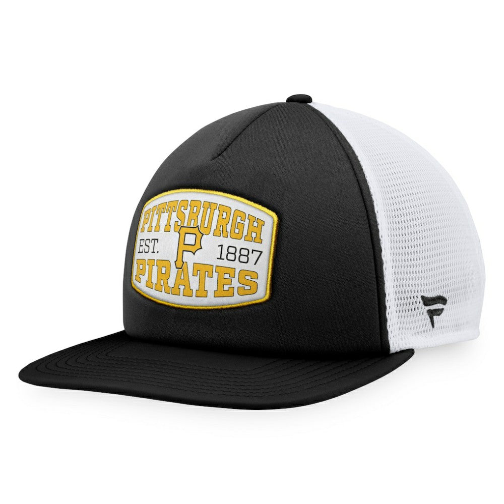 MLB Pittsburgh Pirates Fanatics Foam Front Patch Trucker Snapback Hat