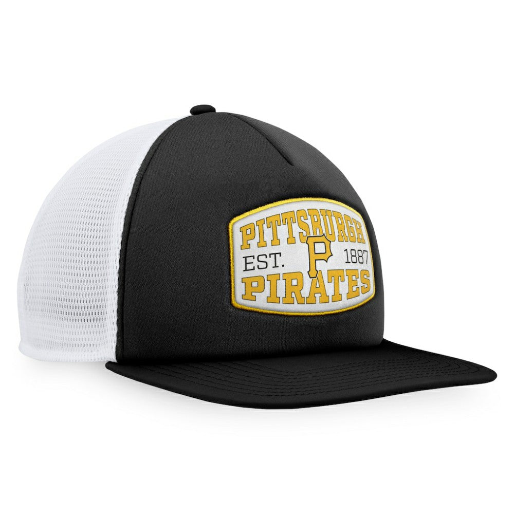 MLB Pittsburgh Pirates Fanatics Foam Front Patch Trucker Snapback Hat