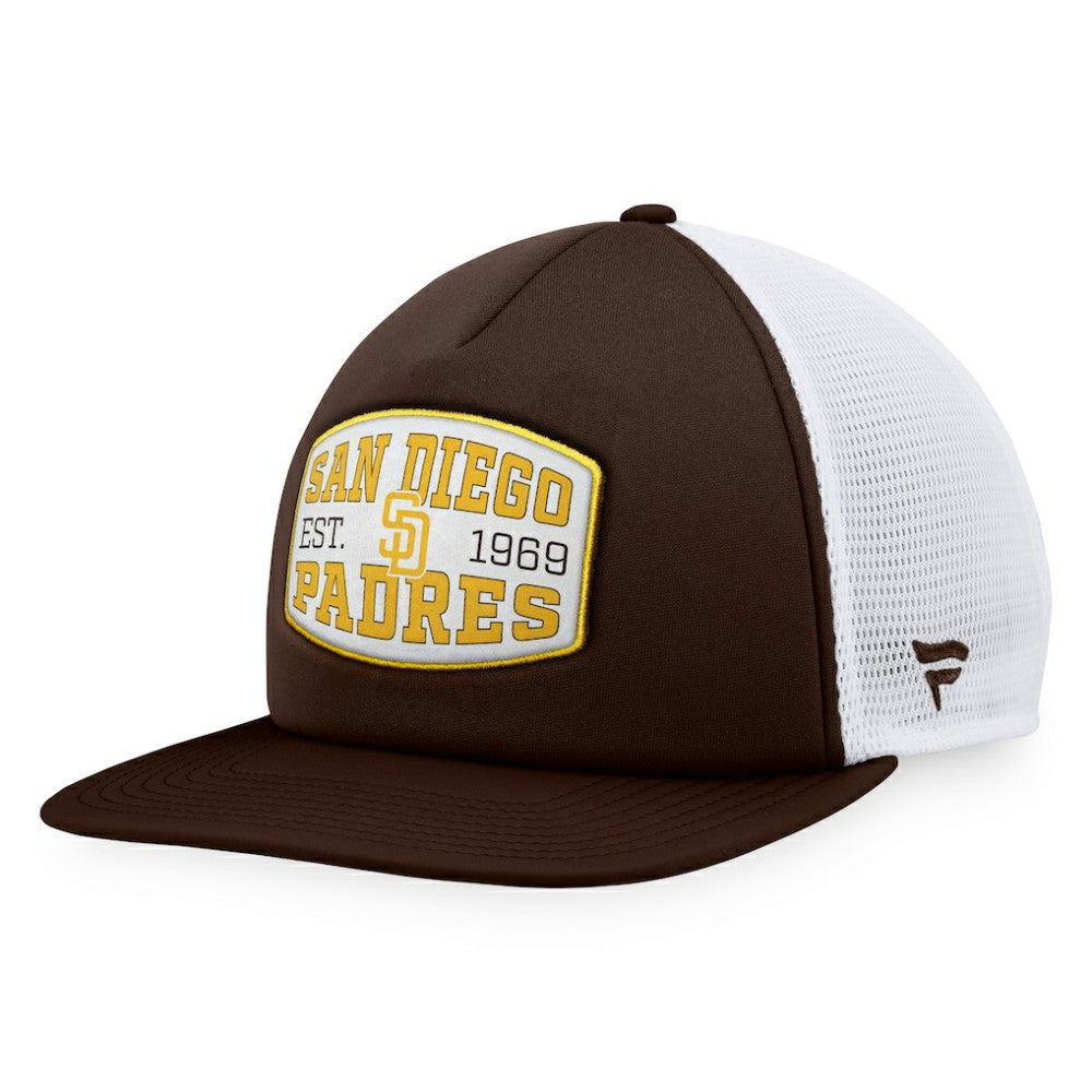 MLB San Diego Padres Fanatics Foam Front Patch Trucker Snapback Hat