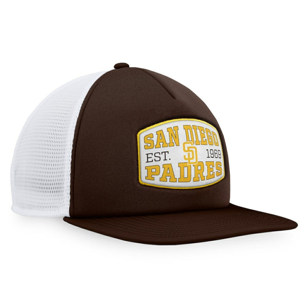 MLB San Diego Padres Fanatics Foam Front Patch Trucker Snapback Hat