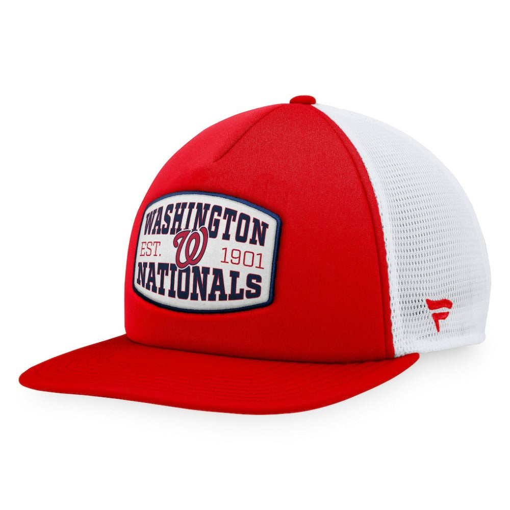 MLB Washington Nationals Fanatics Foam Front Patch Trucker Snapback Hat