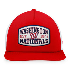 MLB Washington Nationals Fanatics Foam Front Patch Trucker Snapback Hat