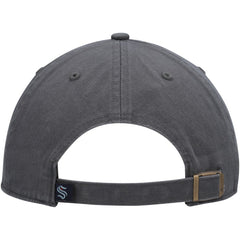 NHL Charcoal Seattle Kraken '47 Clean Up Adjustable Hat