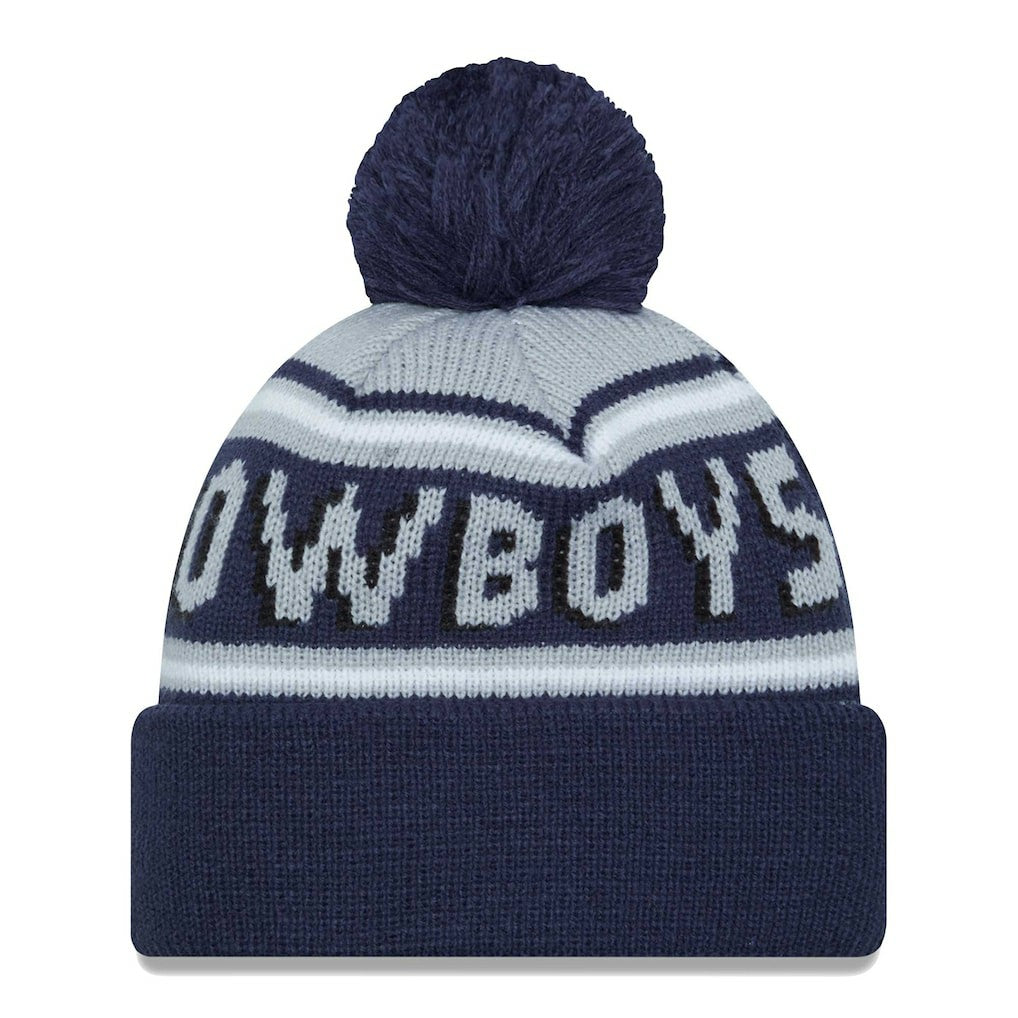 Main Cuffed Knit Hat with Pom - Dallas Cowboys