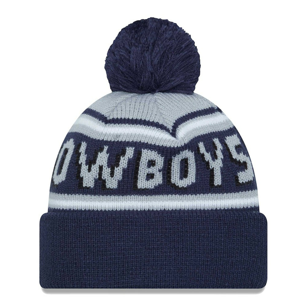 Main Cuffed Knit Hat with Pom - Dallas Cowboys