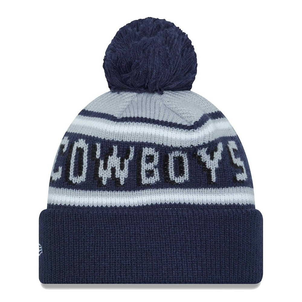 Youth Gridiron Classics Main Cuffed Knit Hat with Pom - Dallas Cowboys