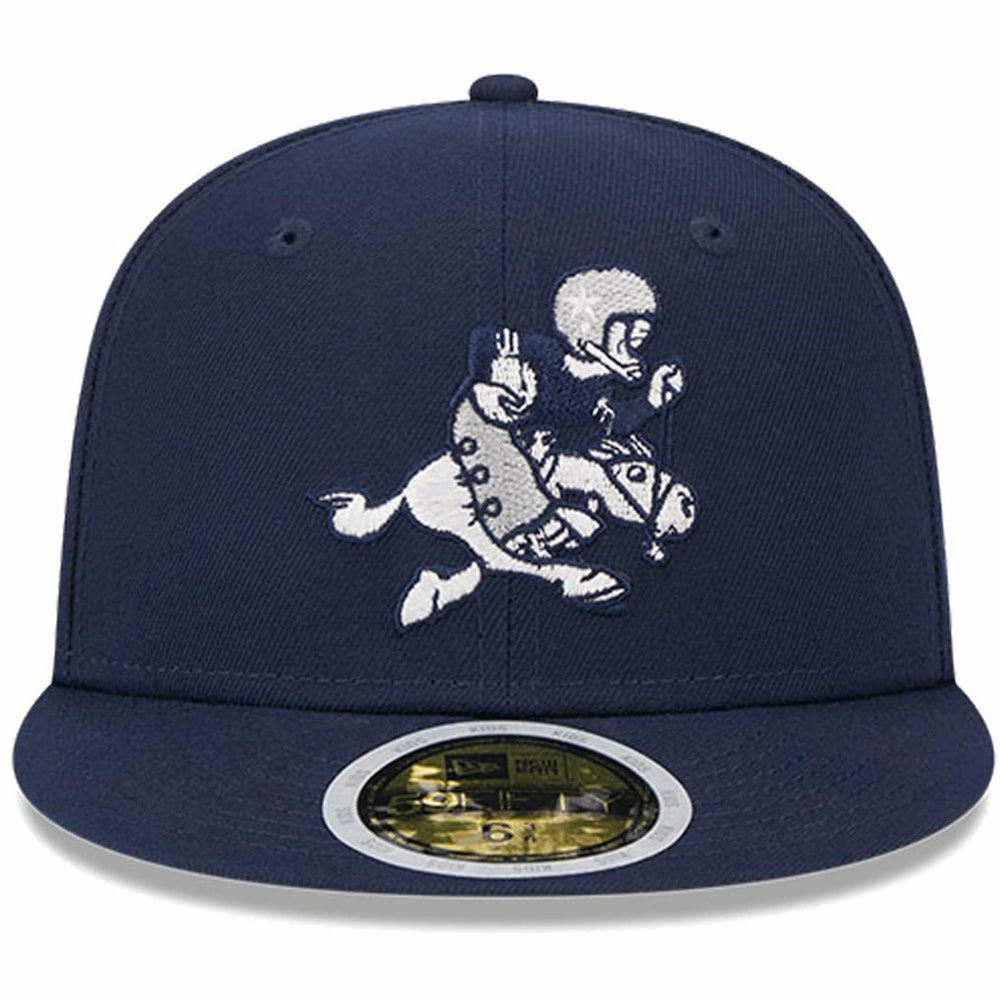 Youth 1966-69 Gridiron Classics Retro Joe Throwback Logo Main 59FIFTY Fitted Hat - Dallas Cowboys