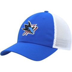 NHL Blue San Jose Sharks adidas Color Pop Trucker Adjustable Hat