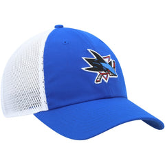 NHL Blue San Jose Sharks adidas Color Pop Trucker Adjustable Hat