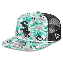 MLB Chicago White Sox New Era Tropic Floral Golfer Lightly Structured Snapback Hat