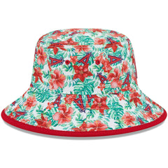 MLB Los Angeles Angels New Era Tropic Floral Bucket Hat