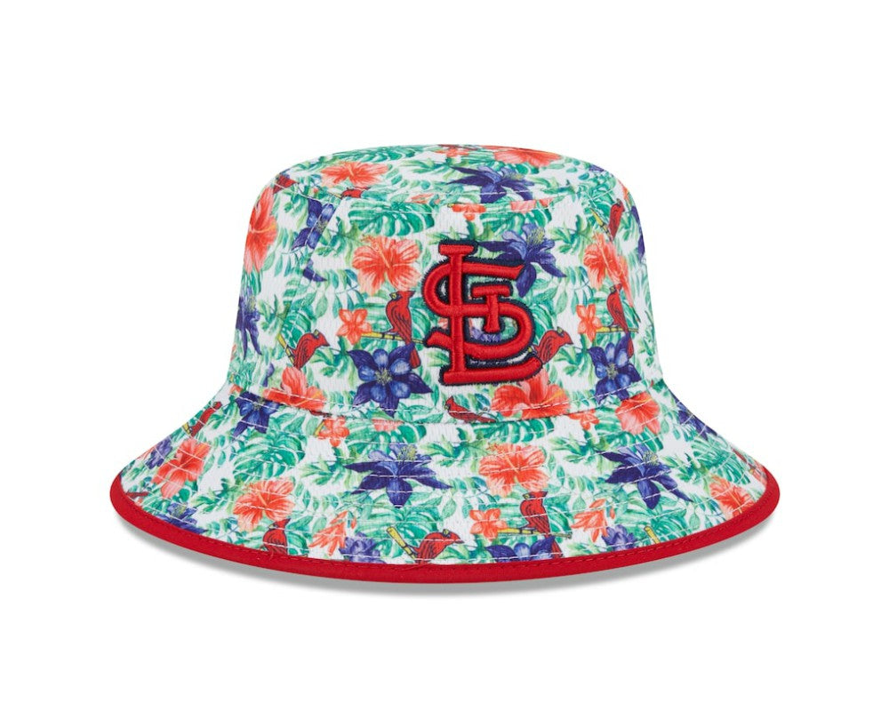 MLB St. Louis Cardinals New Era Tropic Floral Bucket Hat