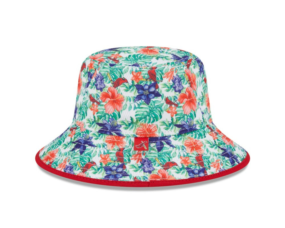 MLB St. Louis Cardinals New Era Tropic Floral Bucket Hat