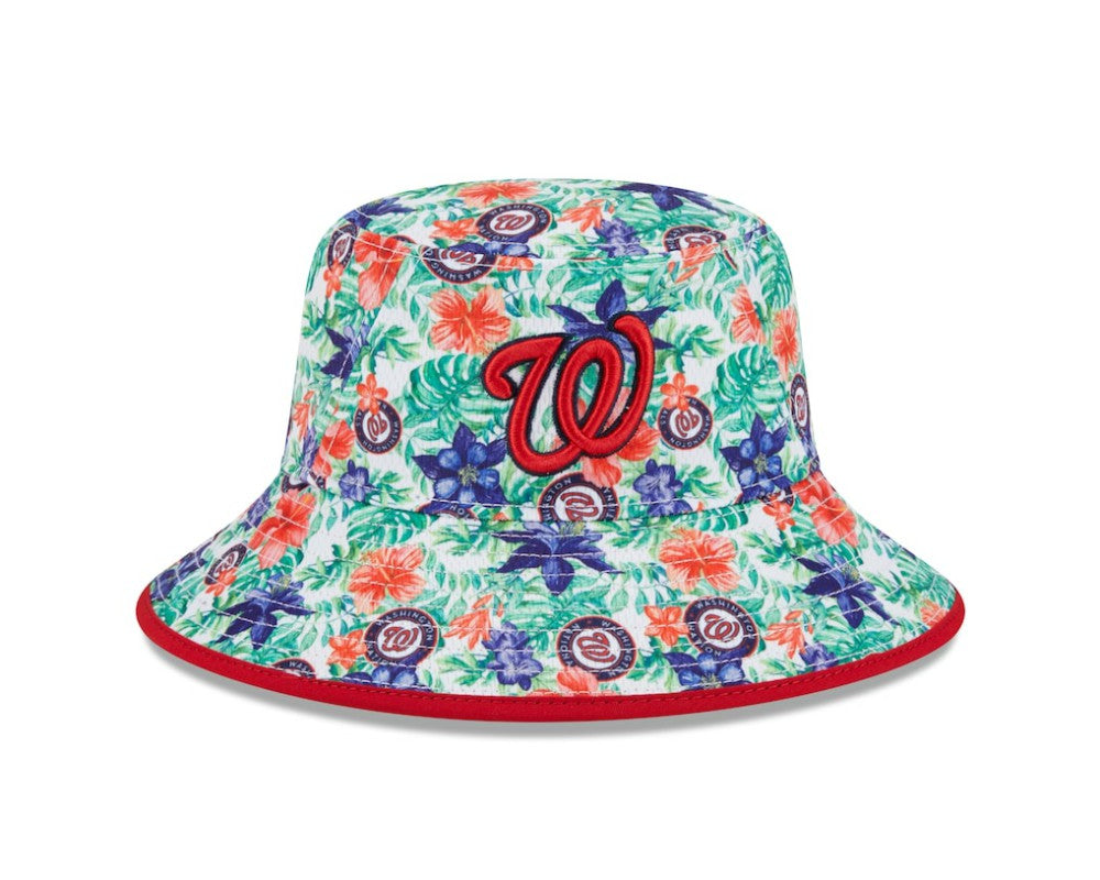 MLB Washington Nationals New Era Tropic Floral Bucket Hat