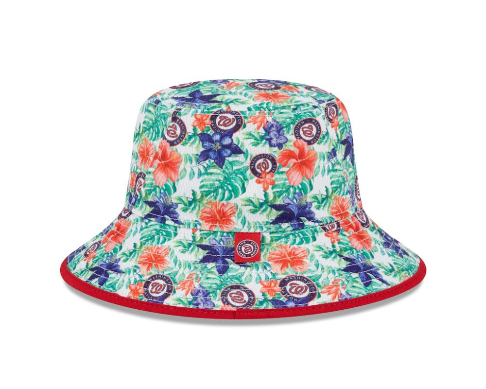 MLB Washington Nationals New Era Tropic Floral Bucket Hat