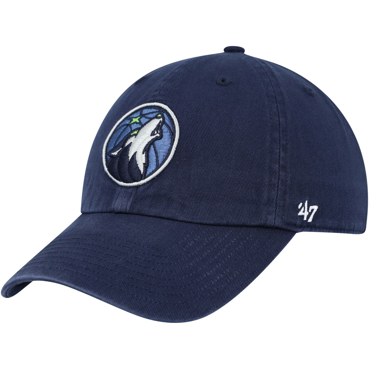 NBA Minnesota Timberwolves '47 Core Logo Clean Up Adjustable Hat