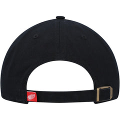 NHL Black Detroit Red Wings '47 Clean Up Adjustable Hat