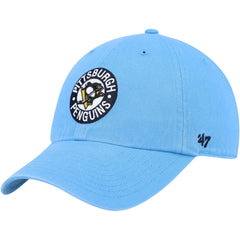 NHL Light Blue Pittsburgh Penguins '47 Clean Up Adjustable Hat