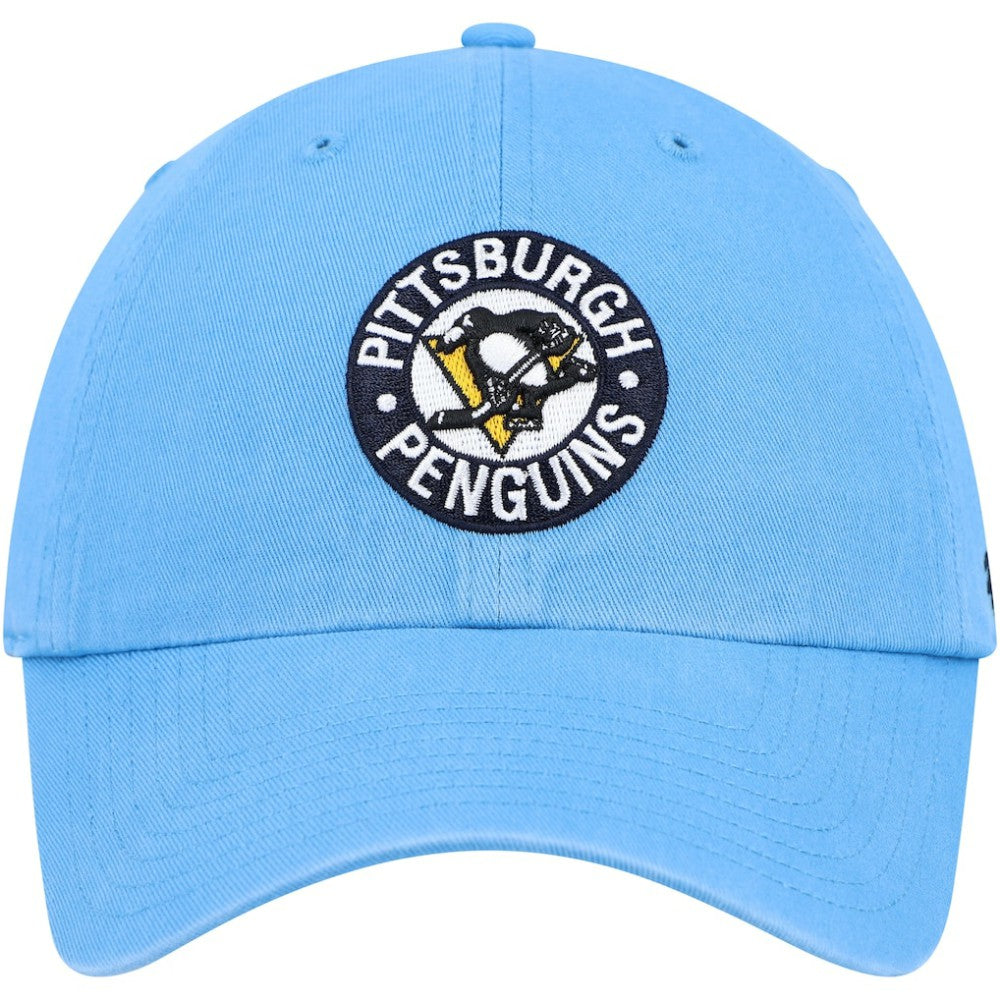 NHL Light Blue Pittsburgh Penguins '47 Clean Up Adjustable Hat