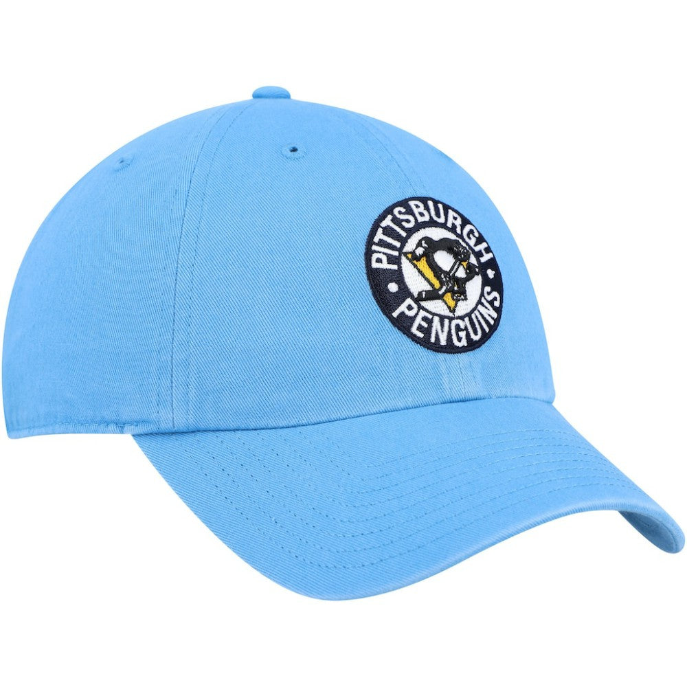 NHL Light Blue Pittsburgh Penguins '47 Clean Up Adjustable Hat