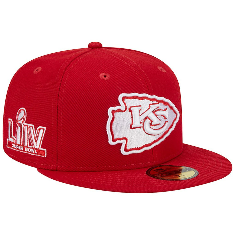 Super Bowl LIV Main Patch 59FIFTY Fitted Hat - Kansas City Chiefs