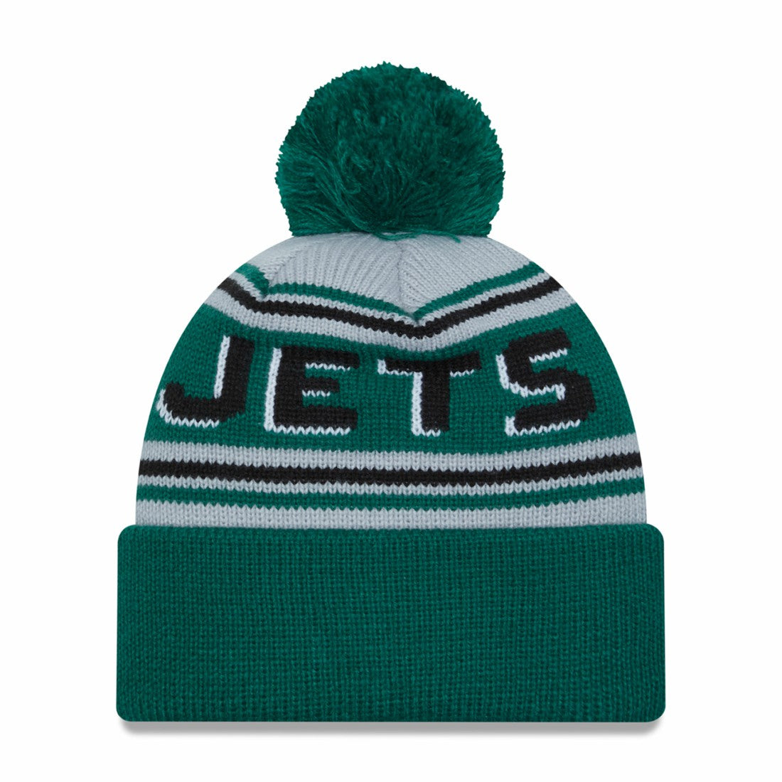 Main Cuffed Knit Hat with Pom - New York Jets