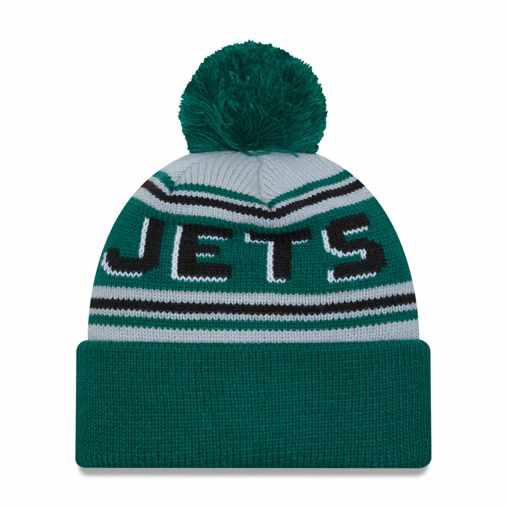Main Cuffed Knit Hat with Pom - New York Jets