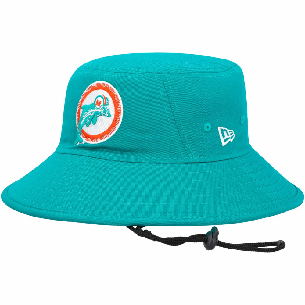 Throwback Logo Main Bucket Hat - Miami Dolphins