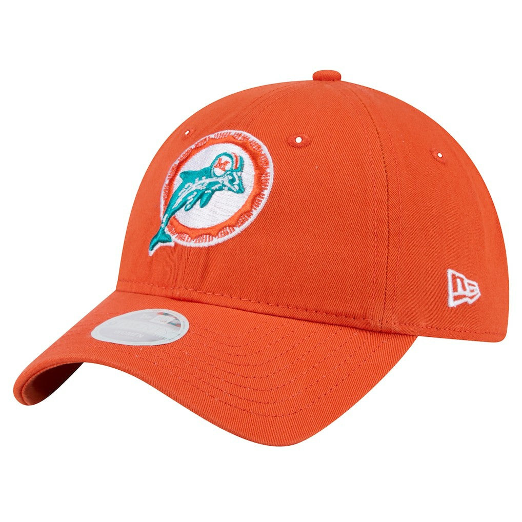 Women's Throwback Main Core Classic 2.0 9TWENTY Adjustable Hat - Miami Dolphins