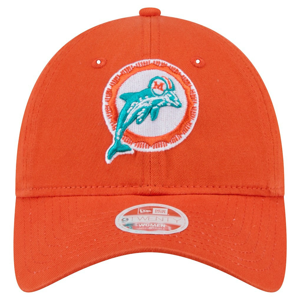 Women's Throwback Main Core Classic 2.0 9TWENTY Adjustable Hat - Miami Dolphins