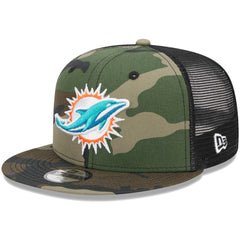Youth Main Trucker 9FIFTY Snapback Hat - Miami Dolphins