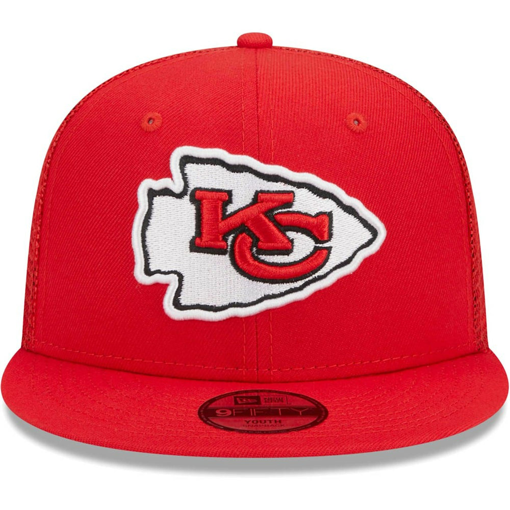 Youth Main Trucker 9FIFTY Snapback Hat - Kansas City Chiefs