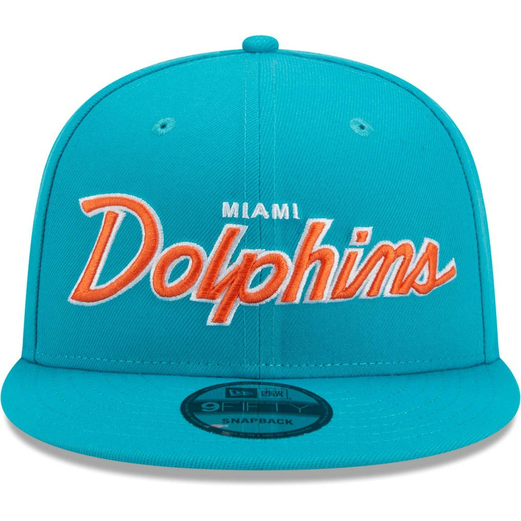 Main Script 9FIFTY Snapback Hat - Miami Dolphins