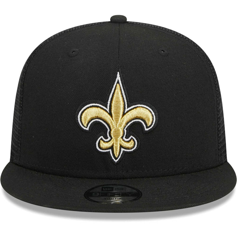Youth Main Trucker 9FIFTY Snapback Hat - New Orleans Saints