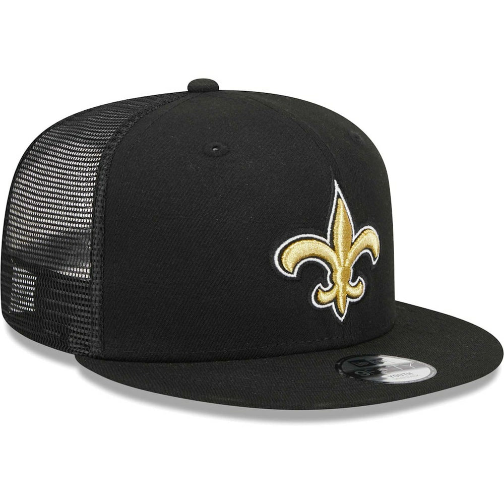Youth Main Trucker 9FIFTY Snapback Hat - New Orleans Saints