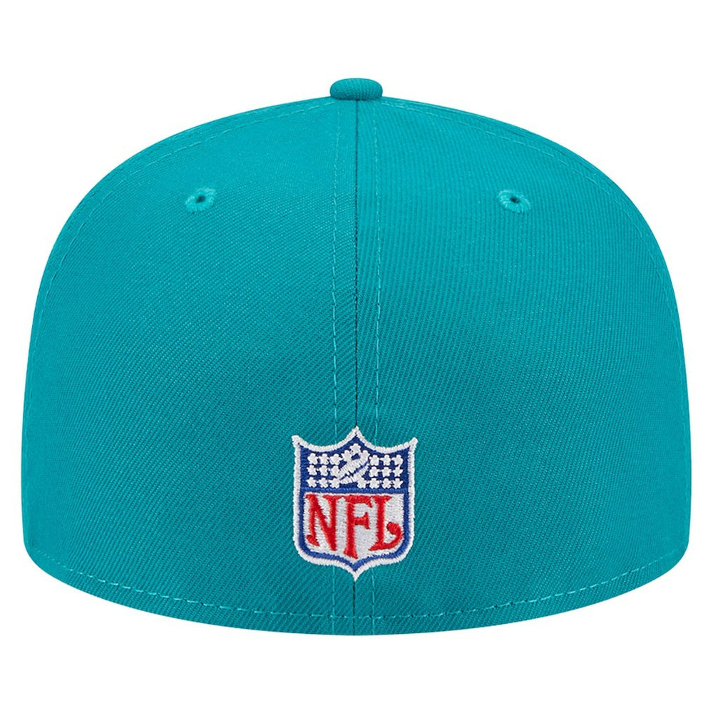Throwback Main 59FIFTY Fitted Hat - Miami Dolphins
