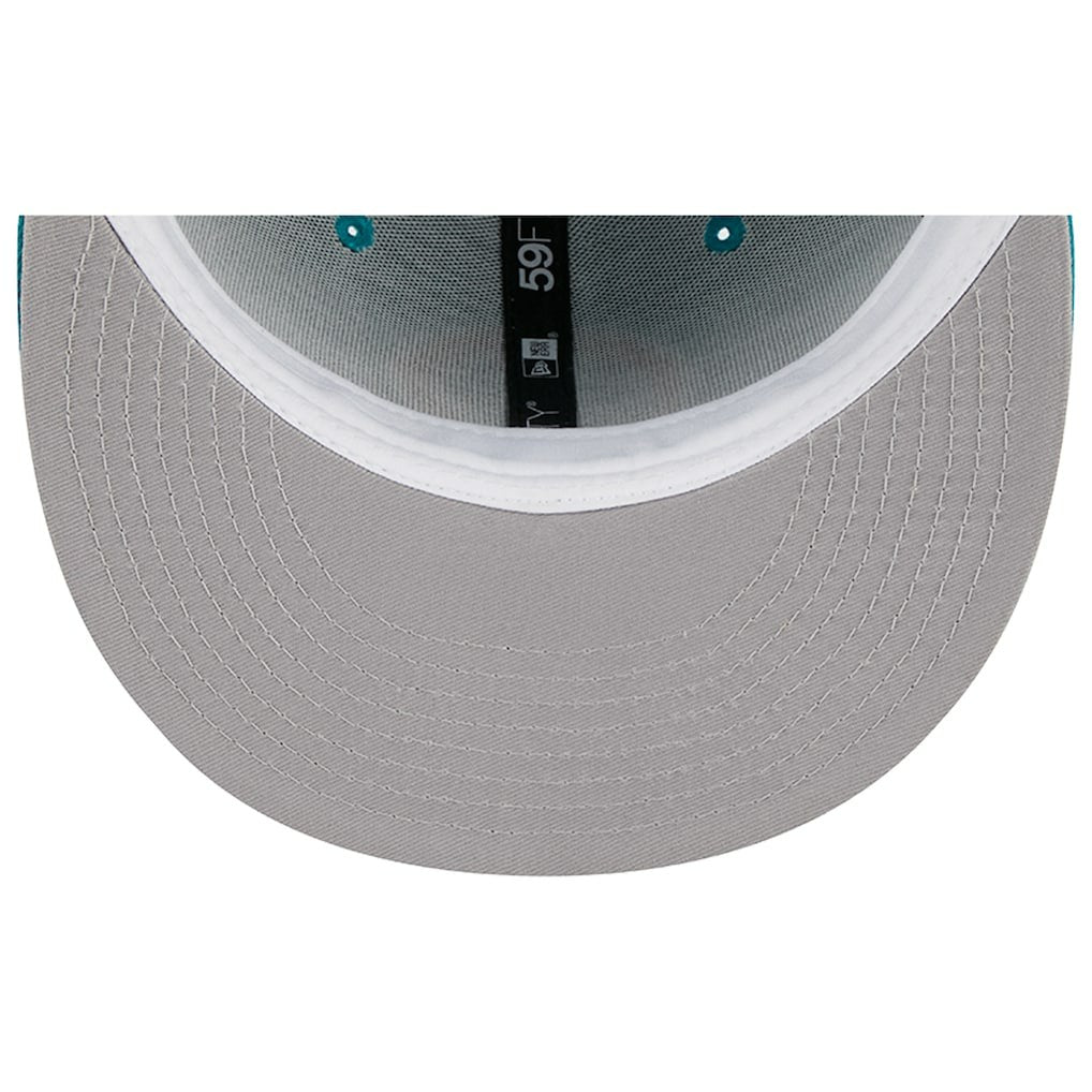 Throwback Main 59FIFTY Fitted Hat - Miami Dolphins