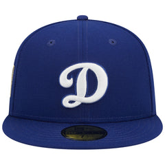 MLB Los Angeles Dodgers New Era Alternate Logo 2020 World Series Team Color 59FIFTY Fitted Hat