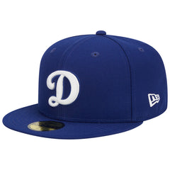 MLB Los Angeles Dodgers New Era Alternate Logo 2020 World Series Team Color 59FIFTY Fitted Hat