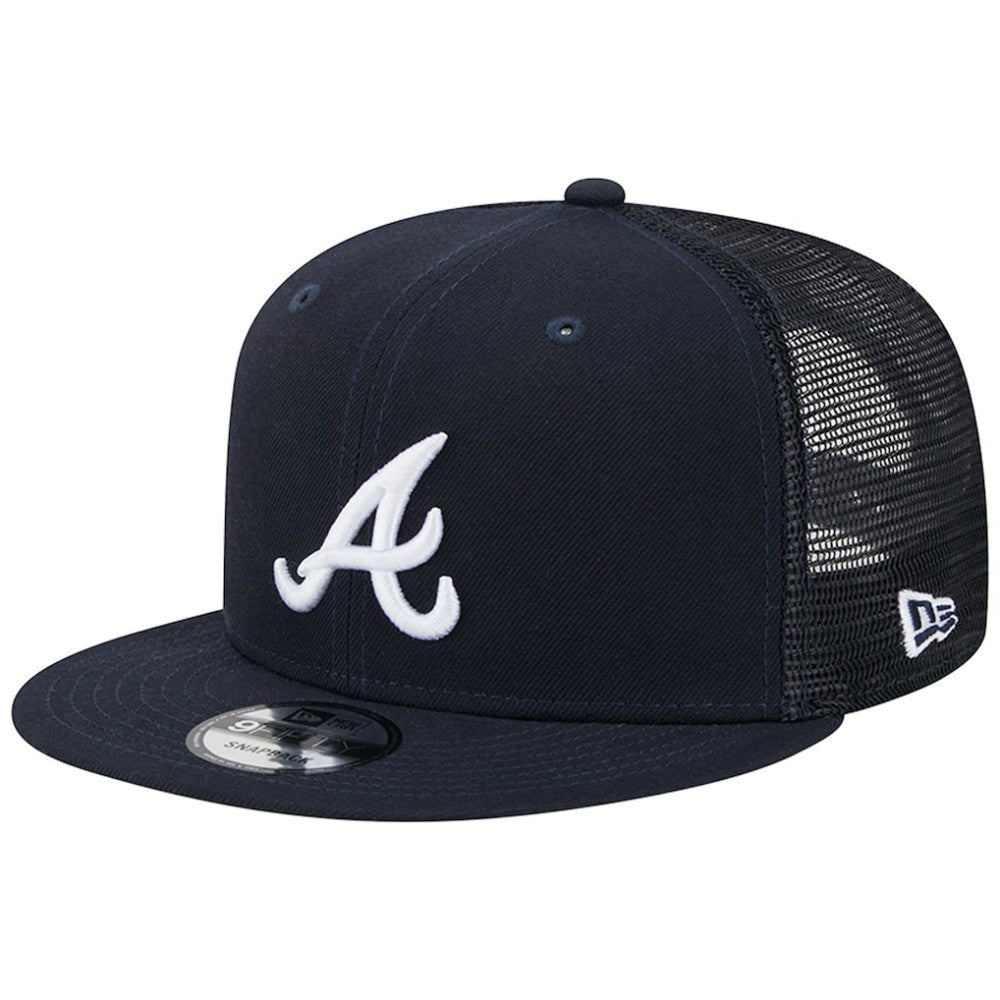 MLB Atlanta Braves New Era Team Color Trucker 9FIFTY Snapback Hat