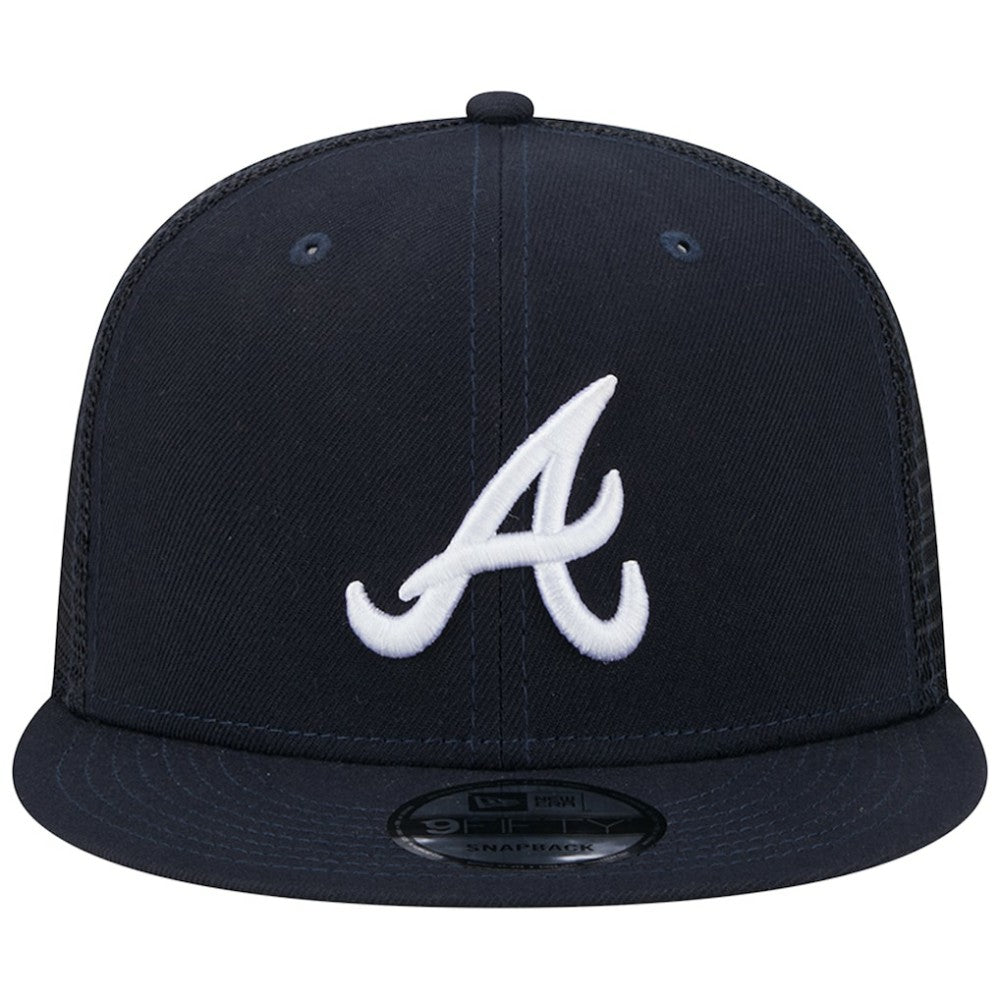 MLB Atlanta Braves New Era Team Color Trucker 9FIFTY Snapback Hat