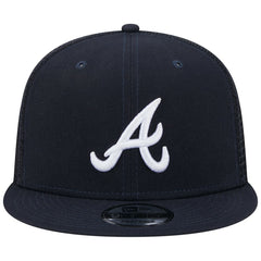 MLB Atlanta Braves New Era Team Color Trucker 9FIFTY Snapback Hat