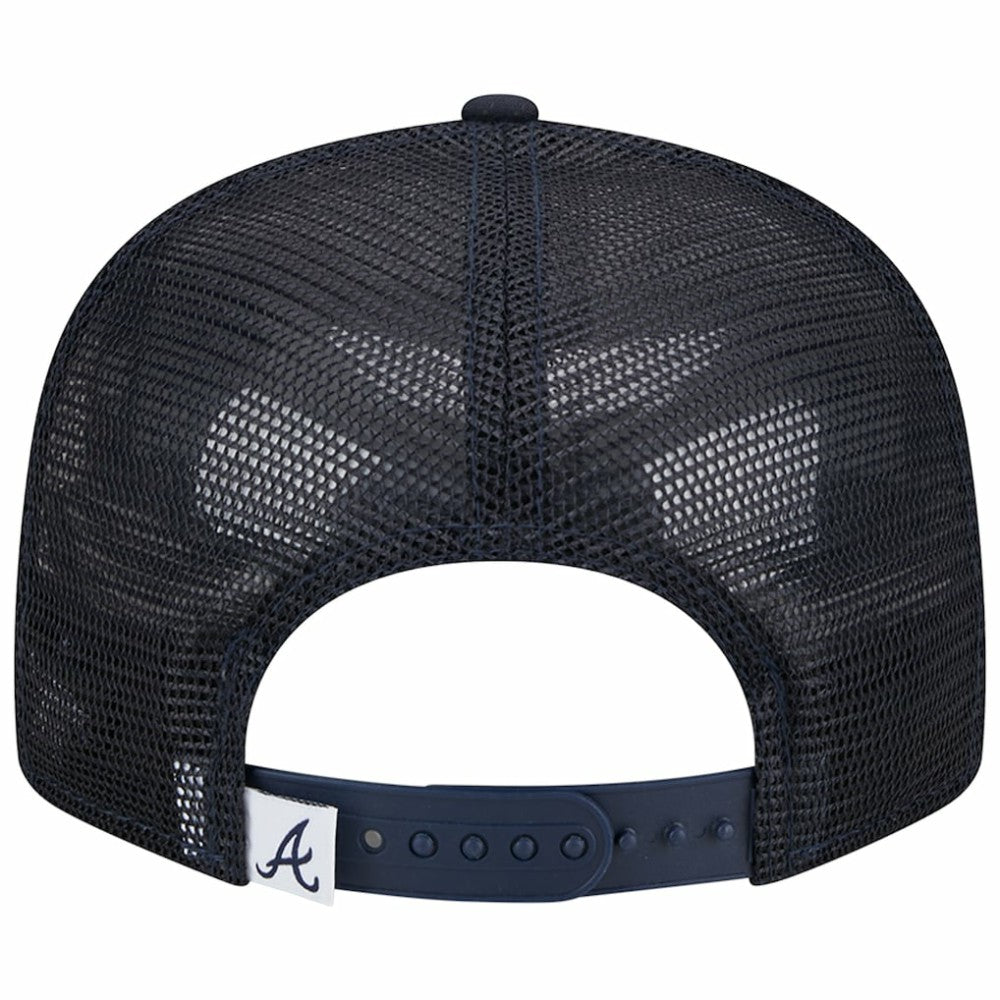 MLB Atlanta Braves New Era Team Color Trucker 9FIFTY Snapback Hat