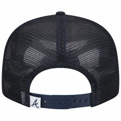 MLB Atlanta Braves New Era Team Color Trucker 9FIFTY Snapback Hat
