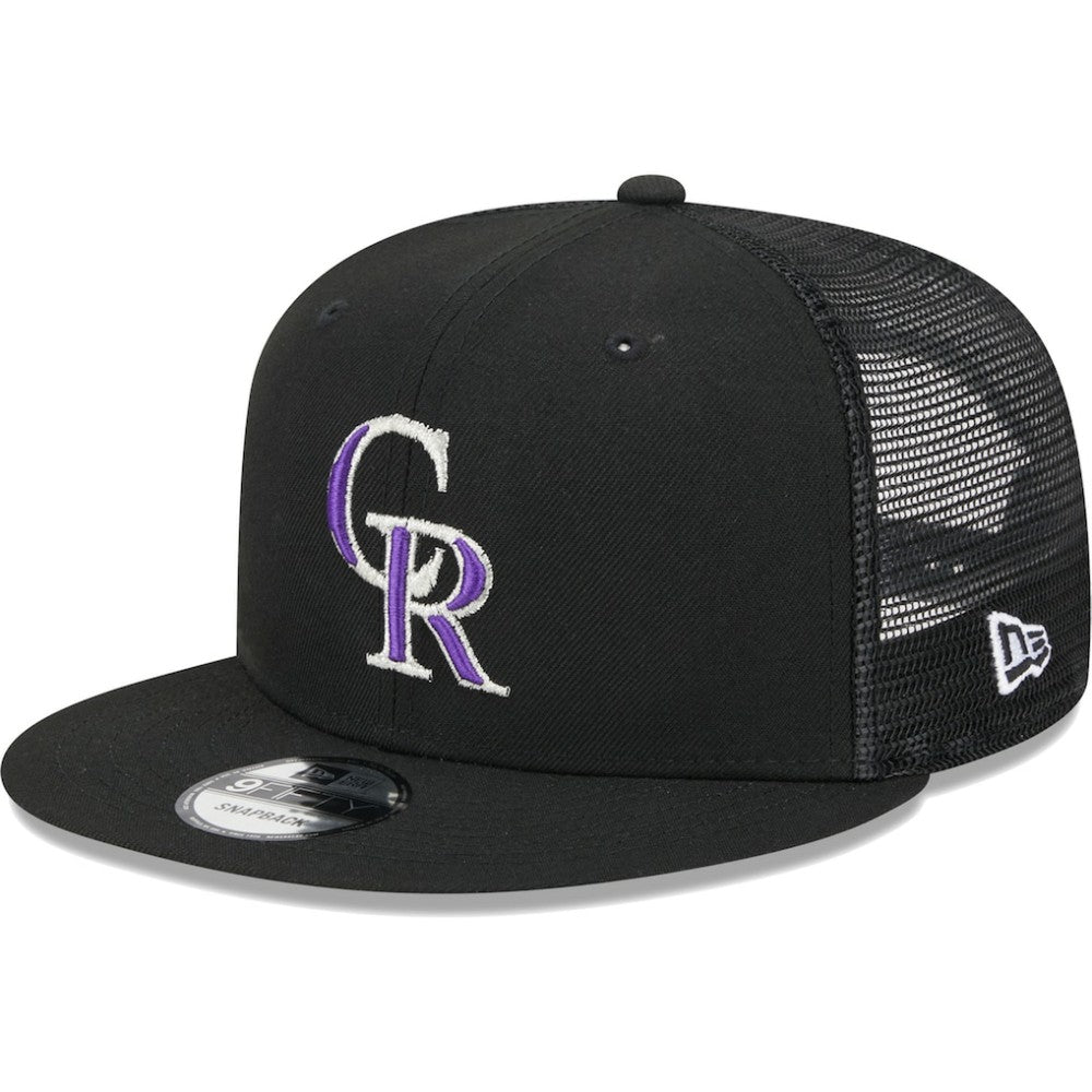 MLB Colorado Rockies New Era Team Color Trucker 9FIFTY Snapback Hat