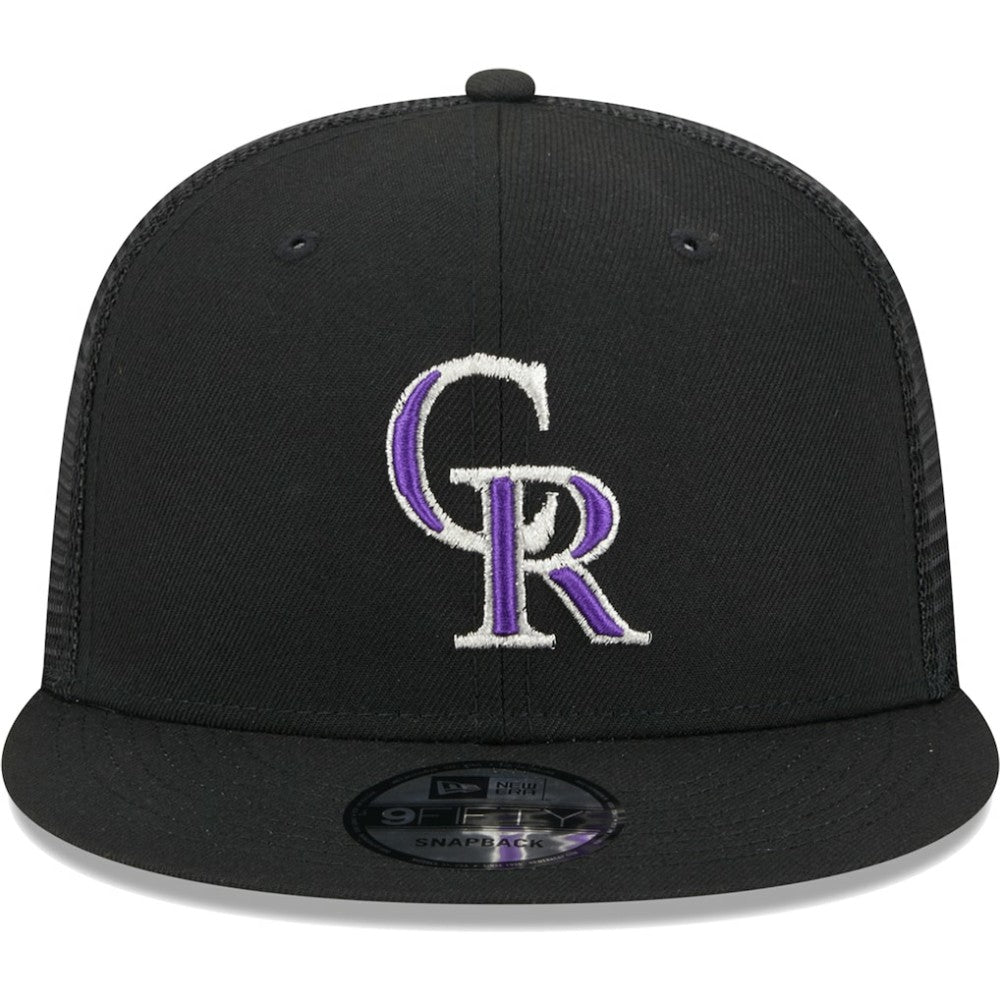 MLB Colorado Rockies New Era Team Color Trucker 9FIFTY Snapback Hat