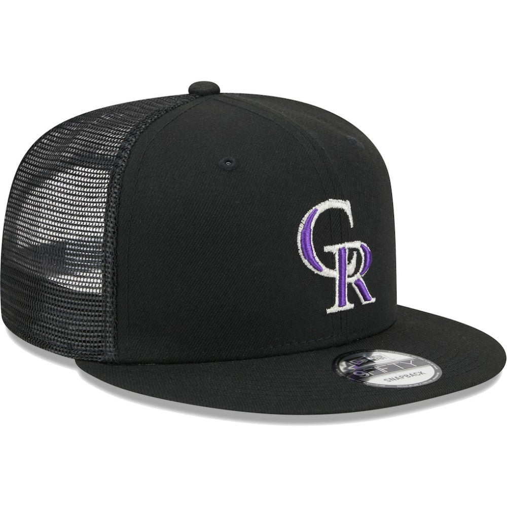 MLB Colorado Rockies New Era Team Color Trucker 9FIFTY Snapback Hat