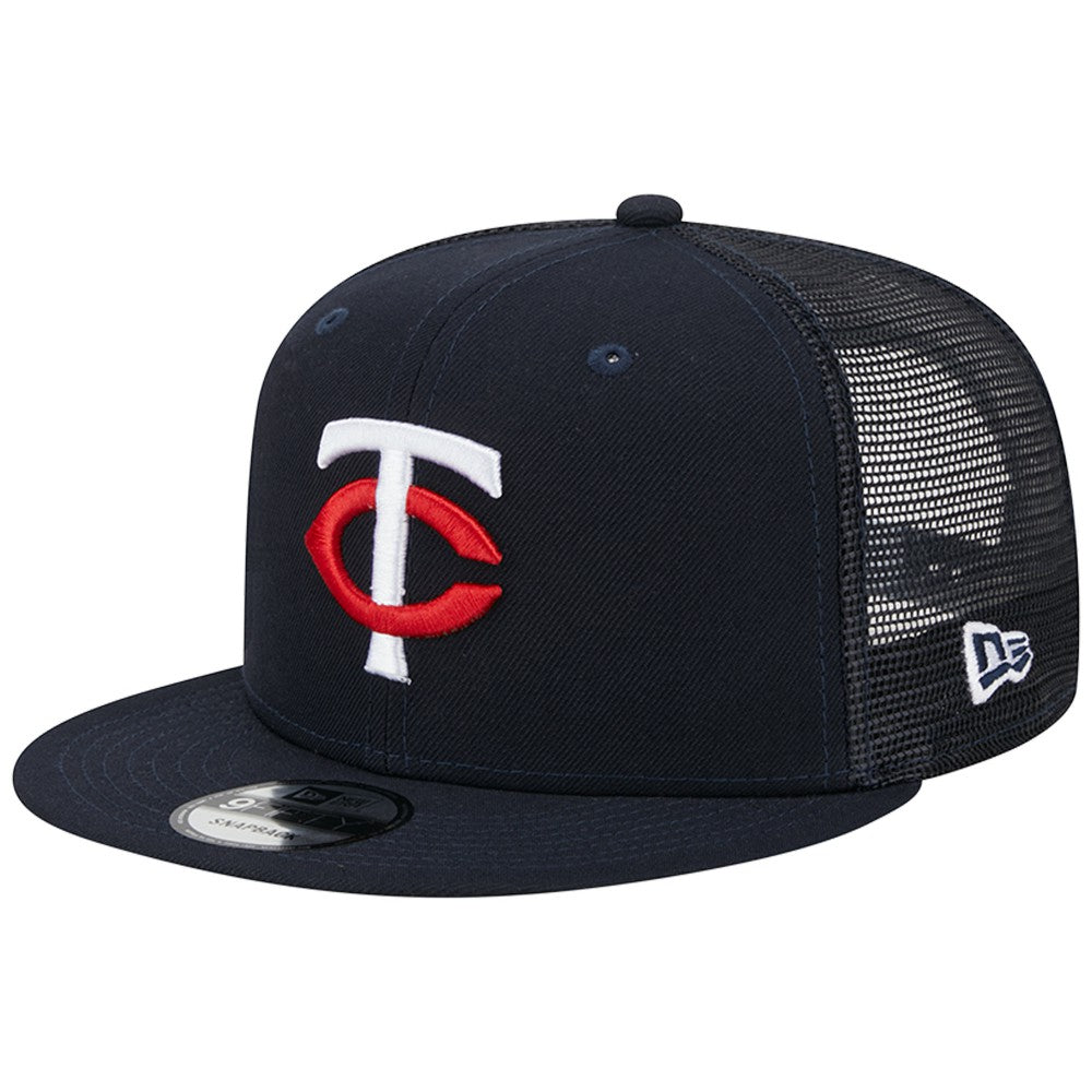 MLB Minnesota Twins New Era Team Color Trucker 9FIFTY Snapback Hat