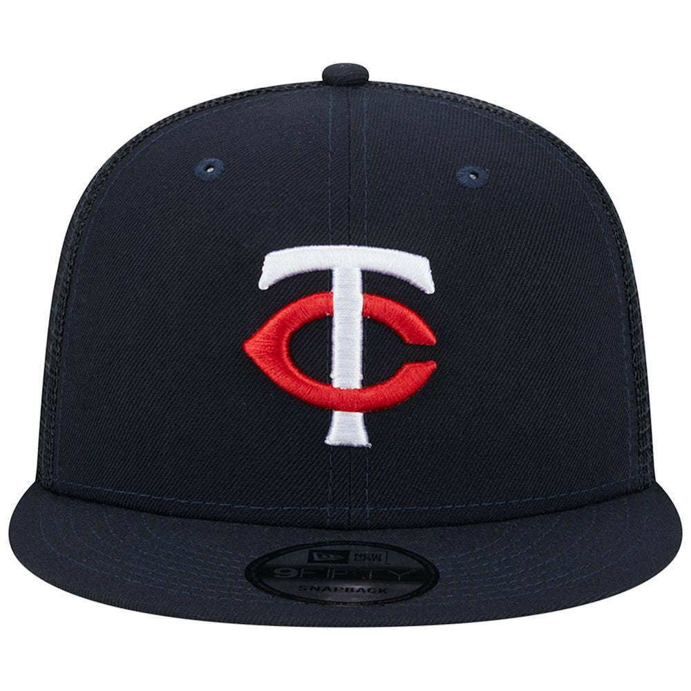 MLB Minnesota Twins New Era Team Color Trucker 9FIFTY Snapback Hat