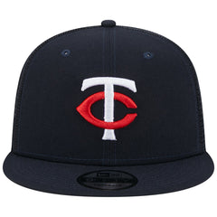 MLB Minnesota Twins New Era Team Color Trucker 9FIFTY Snapback Hat